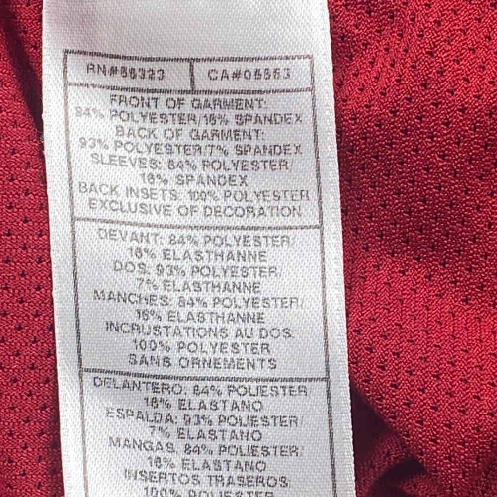 Nike Pro Mens XXL Red Black Long Sleeve Compression Shirt Nike FIT 356864-648 - Picture 3 of 11